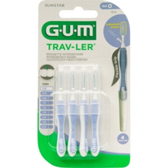 GUM TRAVLER RAGERS LILA 0.6 MM 4 ST